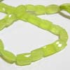 This listing is for the 20 Pieces of Parrot Green Chalcedony Faceted Chicklet Briolettes in size of 10x13 - 10x15 mm approx,,Length: 10 inch,,Total Pcs: 20